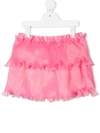 ALBERTA FERRETTI PLEATED TIERED MINI SKRIT