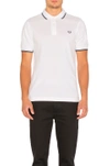FRED PERRY TWIN TIPPED SLIM FIT POLO,M3600 300