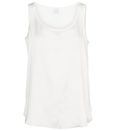 Max Mara Top Pan In Raso Di Seta Ice 31660226600013top Pan In White