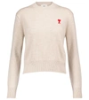 AMI ALEXANDRE MATTIUSSI MERINO WOOL SWEATER,P00544523