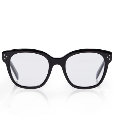Celine Women's Square Clear Glasses, 51mm In Black