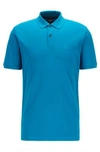 Hugo Boss - Regular Fit Polo Shirt In Pima Cotton Piqu - Turquoise