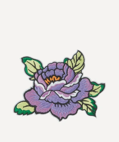 Liberty Embroidered Flower 2 Sticker Patch In Assorted