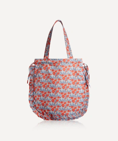 Maison M Clementina Frilled Cotton Tote Bag In Assorted