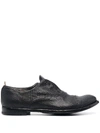 OFFICINE CREATIVE OFFICINE CREATIVE MEN'S GREY LEATHER LACE-UP SHOES,OCANATO043CANG2D153 44