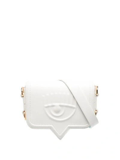Chiara Ferragni Embossed-detail Belt Bag In White