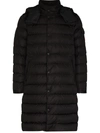 MONCLER NICAISE BUTTON-UP PADDED COAT