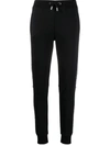 Philipp Plein Crystal Embellished Track Trousers In Black