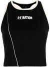 P.E NATION CROPPED RACERBACK VEST