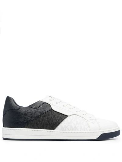Michael Michael Kors Two-tone Low-top Sneakers In White