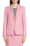 MAX MARA BERLINA TOPSTITCH WOOL JACKET,8056035780969