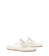 Tory Burch Miller Cloud Leather Thong Sandals In Butter Yellow