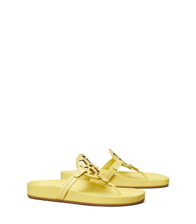 Tory Burch Miller Cloud Sandal In Butter Yellow/butter Yellow