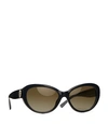 Tory Burch Reva Cat-eye Sunglasses In Black