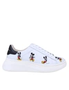 MOA MASTER OF ARTS MOA SNEAKERS IN LEATHER WITH DISNEY EMBROIDERY,MC424