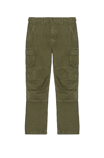 Balenciaga Relaxed Fit Convertible Cargo Pants In Green Balenciaga Relaxed Fit Convertible Cargo Pants In Green