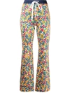 MARNI FLORAL-PRINT TRACK trousers