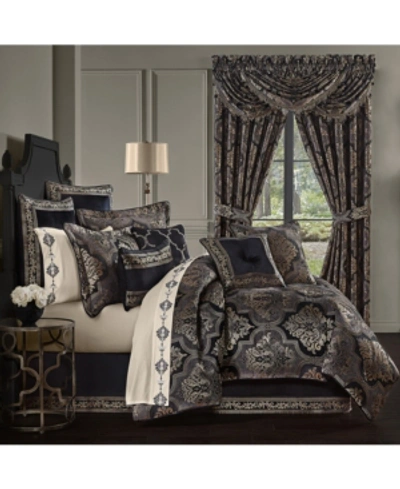 J Queen New York Windham 4-pc. Comforter Set, Queen In Black