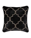 J QUEEN NEW YORK WINDHAM EMBELLISHED DECORATIVE PILLOW, 18" X 18"