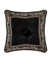 J Queen New York Windham Decorative Pillow, 18" X 18" In Black