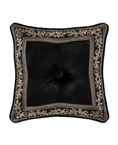 J Queen New York Windham Decorative Pillow, 18" X 18" In Black