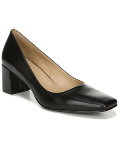 Naturalizer Karina Womens Square Toe Pumps In Black Smooth