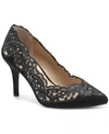 INC INTERNATIONAL CONCEPTS WOMEN'S ZITAH EMBELLISHED POINTED TOE PUMPS, CREATED FOR MACY'S WOMEN'S SHOES
