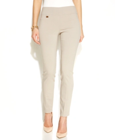 Alfani Women's Tummy-control Pull-on Skinny Pants, Regular, Short And Long Lengths, Created For Macy's In Summer Straw