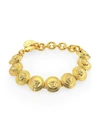 Versace Medusa Link Chain Bracelet In Gold