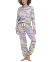 Honeydew Star Seeker Printed Pajama Set In Zest Camo