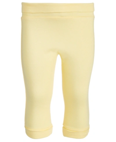 First Impressions Baby Boys & Girls Solid Yoga Pants, Created For Macy's In Sunshine Day
