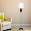 FANGIO LIGHTING 'S 1589BS 61" CLASSIC URN BRUSHED STEEL METAL FLOOR LAMP