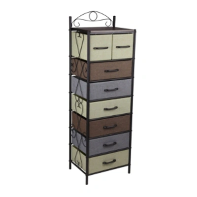 Household Essentials 8-drawer Victorian Tower In Multi