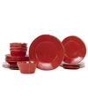 Vietri Lastra 16-pc. Dinnerware Set, Service For 4 In Red