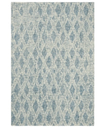 Safavieh Abstract 206 Ivory And Blue 4' X 6' Area Rug