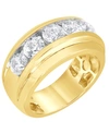 MACY'S MEN'S DIAMOND RING (3 CT. T.W.) IN 10K GOLD