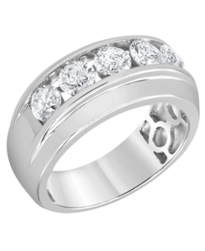 Macy's Men's Diamond Ring (2 Ct. T.w.) In 10k White Gold