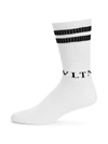 VALENTINO VLTN LOGO SOCKS,400013346306