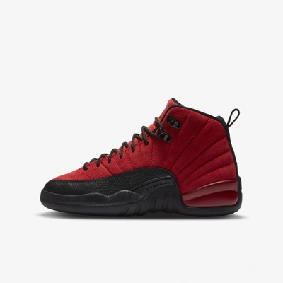 Jordan Air  12 Retro Big Kids' Shoe In Varsity Red,black