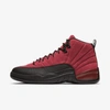 Jordan Air  12 Retro Shoe In Varsity Red,black