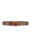 Rag & Bone Brown Leather Watch Belt In Tan