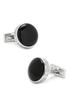 Cufflinks, Inc Men's Ox & Bull Trading Co. I Love You Enamel & Stainless Steel Cufflinks In Black