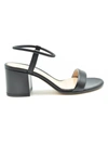 GIANVITO ROSSI NAPNERO BLACK LEATHER SANDALS,C51FDB55-739B-73C2-2FD1-4D57C50A5047