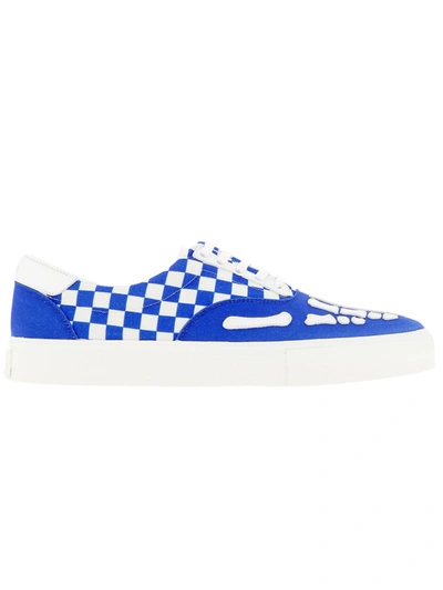 Amiri White/blue Fabric Sneakers