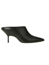 Pierre Hardy Leather Gala Mules 70 In Black