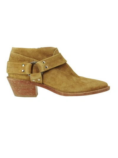 Golden Goose Bretagne Suede Ankle Boots In Brown