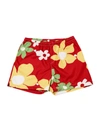 Gallery Dept. Floral-print Swim Shorts In Red