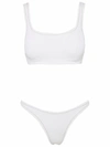 Reina Olga White Nylon Bikini In White