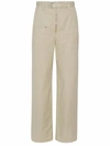 ISABEL MARANT ÉTOILE BEIGE COTTON PANTS,F6346261-5478-26BC-546C-29F09428D90E