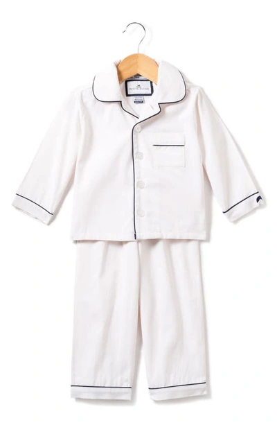 Petite Plume Kids' Two-piece Pajamas In White